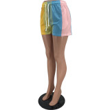 Digital Print Rainbow Stripe Casual Pants