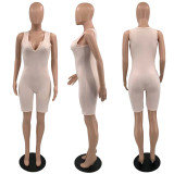 Vest Sleeveless Sexy Skinny Jumpsuit