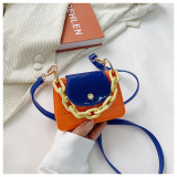 Fashionable And Popular Macaron Hit Color Jelly One-Shoulder Messenger Bag