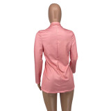 Long-Sleeved OL Temperament Slim Double-Breasted Small Suit