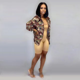 Hot New Casual Camouflage Print Hooded Jacket