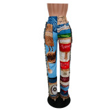 Autumn And Winter Fashion Loose Color Fringed Women's Trousers