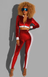 Autumn And Winter Sexy Dense Velvet Sports Two-piece Suit