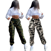 Autumn New Wish Fashion Casual Camouflage Overalls