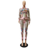 Autumn And Winter Long Digital Positioning Printing Suit