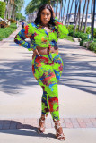 New Fashion Spring And Autumn Long-sleeved Printing Suit
