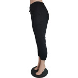 Thickened Sports And Leisure Drawstring Leggings