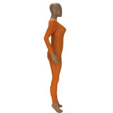 Autumn And Winter Sexy Perspective Design Sense Jumpsuit
