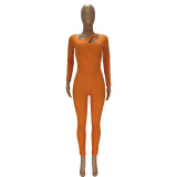 Autumn And Winter Sexy Perspective Design Sense Jumpsuit