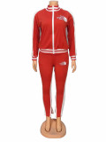 Fashion Slim Casual Sports Suit Three-color Explosive Style