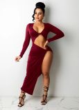 Autumn And Winter New Nightclub Sexy Long-sleeved Dress