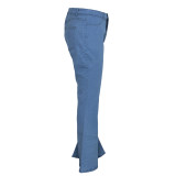 Slim Wide-leg Plus Size Flared Jeans