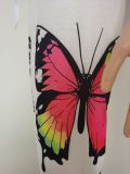 Fashion Butterfly Print Casual Loose Sweatpants