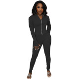 Autumn And Winter Fashion Leisure Finger Sets Sports Suit