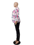 Fashion New Printed Slim Jacket Casual Small Suit