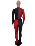 Hip-lifting Slim Fit Pleated Pockets Micro Horn Sports Suit