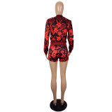 Hot Sale Autumn And Winter Fashion Personality Printing Suit