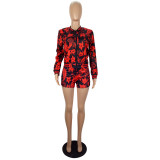 Hot Sale Autumn And Winter Fashion Personality Printing Suit