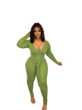 New Style Hot Sale Autumn And Winter Solid Color Jumpsuit