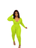 New Style Hot Sale Autumn And Winter Solid Color Jumpsuit