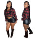 Fashion Autumn And Winter New Plaid Letter Shirt