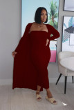 Two-piece Sexy Tube Top Women's Skirt Jacket