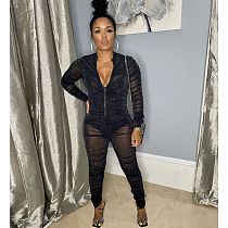 Sexy Mesh See-through Jumpsuit