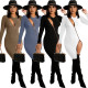 Personalized Diagonal Zipper Pit Strip Dress