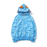 Fashion Shark Head Print Sweatshirt Hooded Jacket