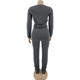 Fashion Sports Anti-wear Pleated Casual Suit
