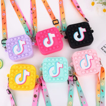 Douyin Bubble Crossbody Silicone Toy Bag