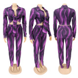 Fashion Printed High Elasticity Suit