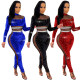 Sexy Nightclub Hot Drilling Mesh Jumpsuit