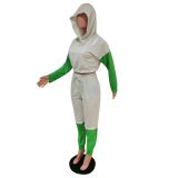 Hooded Leisure Home Sports Two-piece Suit