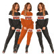 Autumn And Winter Casual Letter Printing Stitching Two-piece Suit