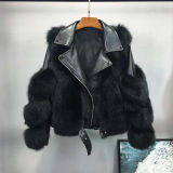 Stitched Short Fur Young Loose Fur Coat
