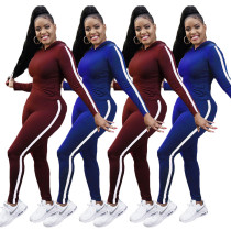 Fashion Casual Hooded Sports Suit