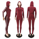 Fashion Casual Hooded Sports Suit