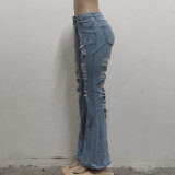 Sexy Fashion All-match Trendy Stretch Slim Flared Pants