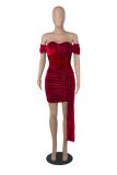Stretch Wrap Bust Slim Fit Sexy Dress