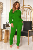 Pullover Ruched Sweatshirt Casual Sports Suit