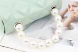 Diamond Chain Hand-held Pearl One-shoulder Diagonal Jelly Bag