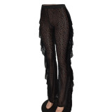 Sexy Fashion Lace Tassel Casual Pants