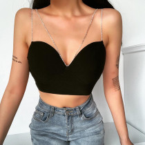 Fashionable And Sexy Temperament Bottoming Wrap Top