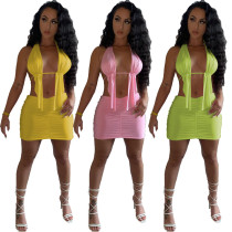 Best Selling Casual Lace-Up Two-Piece Set
