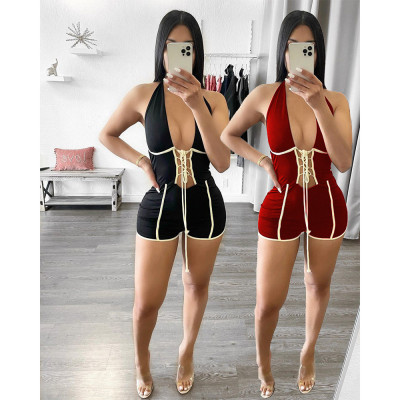 Casual Fashion Strap Sexy Jumpsuit