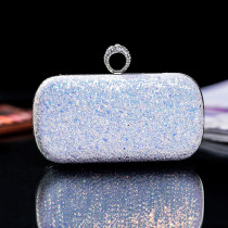 Fashion Creative Sequin Dinner Bag Versatile Ring Clutch