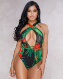 Fashion Sexy Halter Neck Milk Silk Bikini Swimsuit Two-piece