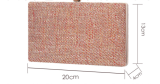 Temperament Woven Material Small Fragrance Evening Bag