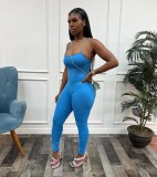 Fashion Backless Strap Sexy Jumpsuit